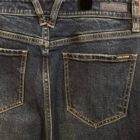 VOLCOM HIGH RISE ANKLE JEANS STONEY FLARE SIZE 27 RETRO 90'S - Picture 6 of 8